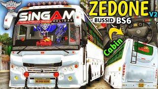 New ZEDONE BS6 BUS MOD For Bus Simulator Indonesia | Free Mod | New Bus Mod For Bussid | #bussidmods