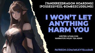 [F4M] Possessive Yandere Dragon Takes and Cuddles You [Fdom] [Possessive] [Yandere] [Monster Girl]