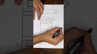 How to draw Taj Mahal  | easy drawing step by step #shorts #youtubeshorts #fyp