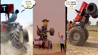  NISHU DESHWAL  खतरनाक स्टंट  MOST DANGERS STUNT#tranding #viral #tractor #youtubeshorts#stunt