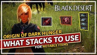 What Stacks do I use for notable item Enhancing? & Poetica Outfit Preview  | Black Desert