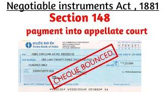 SECTION 148 OF NEGOTIABLE INSTRUMENTS ACT 1881