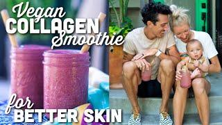 Vegan Collagen Smoothie For Better Hair, Skin, & Nails