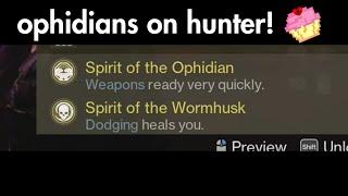 new exotic class item | ophidian + wormhusk