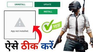 PUBG App Not Installed Problem Solved | How To Solve App Not Installed Problem Pubg Game