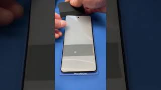 #satisfying #hydrogel screen protector application  at #phonefixcraft #phonerepair