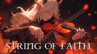 "STRING OF FAITH" Pure Dramatic  Most Powerful Violin Fierce Orchestral Strings Music