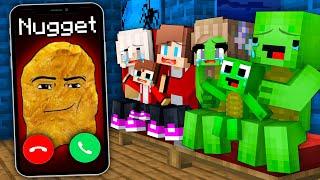 Why JJ and Mikey Family Call NUGGET At Night in Minecraft ? (Maizen)