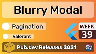 Flutter Blurry Modal, Pagination & Co. - 39 - PUB.DEV RELEASES