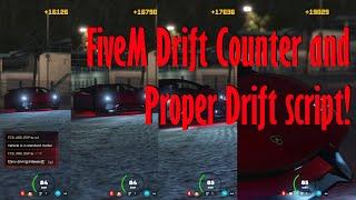 Gta V FiveM Drift Counter and Proper Drift Script