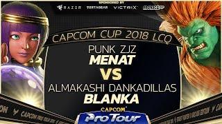 ZJZ (Menat) vs Dankadillas (Dhalsim) - Capcom Cup 2018 LCQ Grand Finals - CPT2018