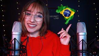 ASMR Sussurrando Municípios do Brasil com sotaque Português de Portugal!  