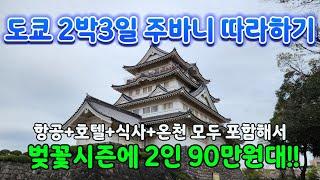 벚꽃시즌 도쿄2박3일 2인 90만원대로 여행하기!!!