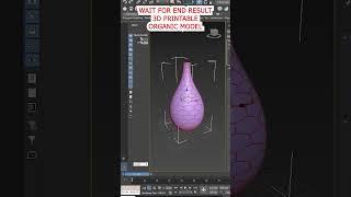 3d printable organic flower vase | 3d printed vase designs | 3d printed vase stl