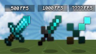 4x VS 8x VS 16x Pack FPS Comparison in Minecraft PVP