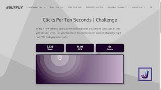 Clicks Per Ten Seconds Challenge Demonstration Video | CPS Features | Joltfly