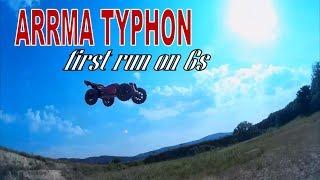 ARRMA TYPHON 6S v2 [] first run on 6s [] ROOSTER RC