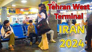 IRAN 2024 - Walking tour in the Tehran West Terminal - Summer Vlog 4K