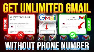 How to create UNLIMITED GMAIL ACCOUNTS without phone number Verification | GMAIL Signup Without SMS