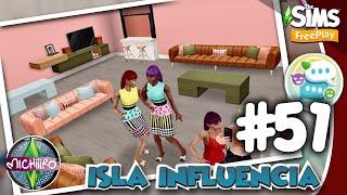Isla de la influencia 51 influence island ️ The Sims Freeplay ⏪ JUN 2024