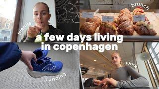 realistic life in copenhagen | full time job, events, running, unboxing & brunch