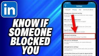 How To Know If Someone Blocked You On Linkedin (2024) - Easy Fix