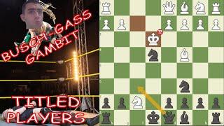 BUSCH-GASS GAMBIT: Tricking and winning FAST vs titled players | New opening theory & traps in BGG!