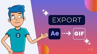 How to Export a GIF very easy in After Effects | Quick Tutorial