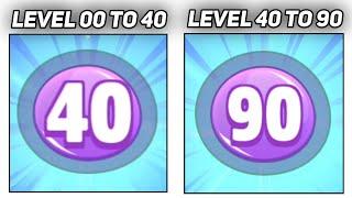 Level 40 to 90 VS Level 1 to 40 - My Talking Tom 2 - GAMEPLAY 4U