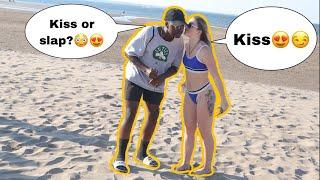 KISS OR SLAP BEACH EDITION|| PUBLIC INTERVIEW** Pt. 2