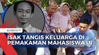 Prosesi Pemakaman Mahasiswa UI Muhammad Naufal Zidan Diwarnai Isak Tangis Keluarga