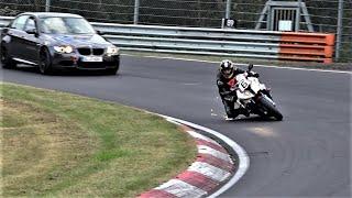 Schnelle Motorräder auf der Nürburgring Nordschleife