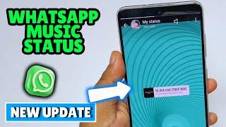 How to add music to whatsapp status (2025)