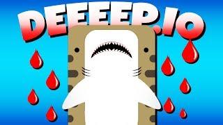 Stealthy Tiger Shark Destroys Everything - Deeeep.io Gameplay