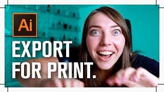 Adobe Illustrator - How to export your label design file for print - Prepare your file for print.