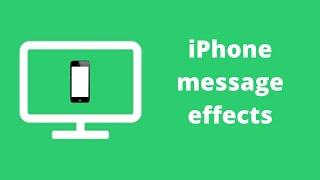 iPhone Hacks | Send Cool Effects In Messages #shorts