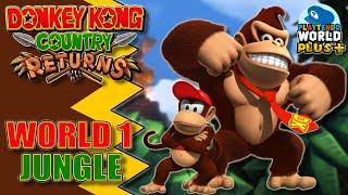 Donkey Kong Country Returns World 1 Jungle (100%)