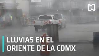Lluvia en el oriente de la CDMX 2021 - Las Noticias