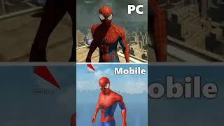 The Amazing Spider Man 2 PC vs Mobile #shorts