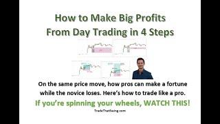 How to Make Big Profits from Day Trading in 4 Steps (And Avoid The Most Common Mistake I See)