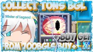 Monthly Profit Collecting BGLS from 700BGLS + BUY+ and BUY GEH (INSANE PROFIT) | Growtopia Indonesia