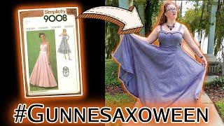 Making Rachel Maksy's FAVORITE cottagecore vintage pattern but Plus size for #Gunnesaxoween