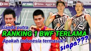 6 GANDA PUTRA RANKING 1 BWF TERLAMA, Dua di antaranya dari Indonesia | Badminton | Bulutangkis