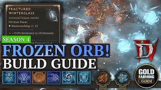 Frozen Orb Conjurations Best Sorcerer Build Guide Season 4 for High Level Pit Farming & Uber Bosses!