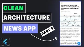 Build A News App - Local Database(Floor) | PART 9 - Flutter Clean Architecture