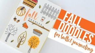 Bullet Journal DOODLE WITH ME | Fall Edition