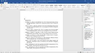 How to Link intext citation to reference in Microsoft Word (hyperlinks)