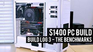 MY BEAST $1400 VIDEO EDITING / GAMING PC | Build Log 3 - 1440p 1080p Benchmarks