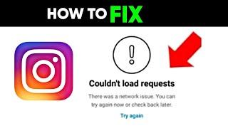 Couldn't Load Request Instagram | Failed To Send Network Request | Insta Message Request Not Opening