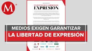 ¡En defensa de la libertad de expresión! Medios de comunicación rechazamos amenazas  del crimen